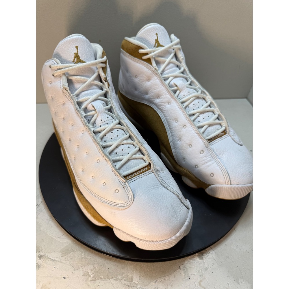 Nike Air Jordan 13 Retro Wheat White Gold Men's Size 12 Sneaker 414571-171